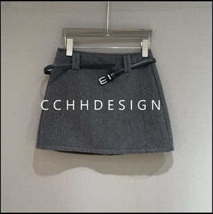 洋气时尚 新款 百搭减龄气质高级感显瘦半身短裙 2025冬季 欧洲站女装