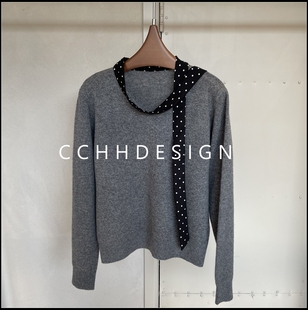 2025冬季 显瘦针织衫 新款 立领洋气修身 韩系设计气质时尚 欧洲站女装