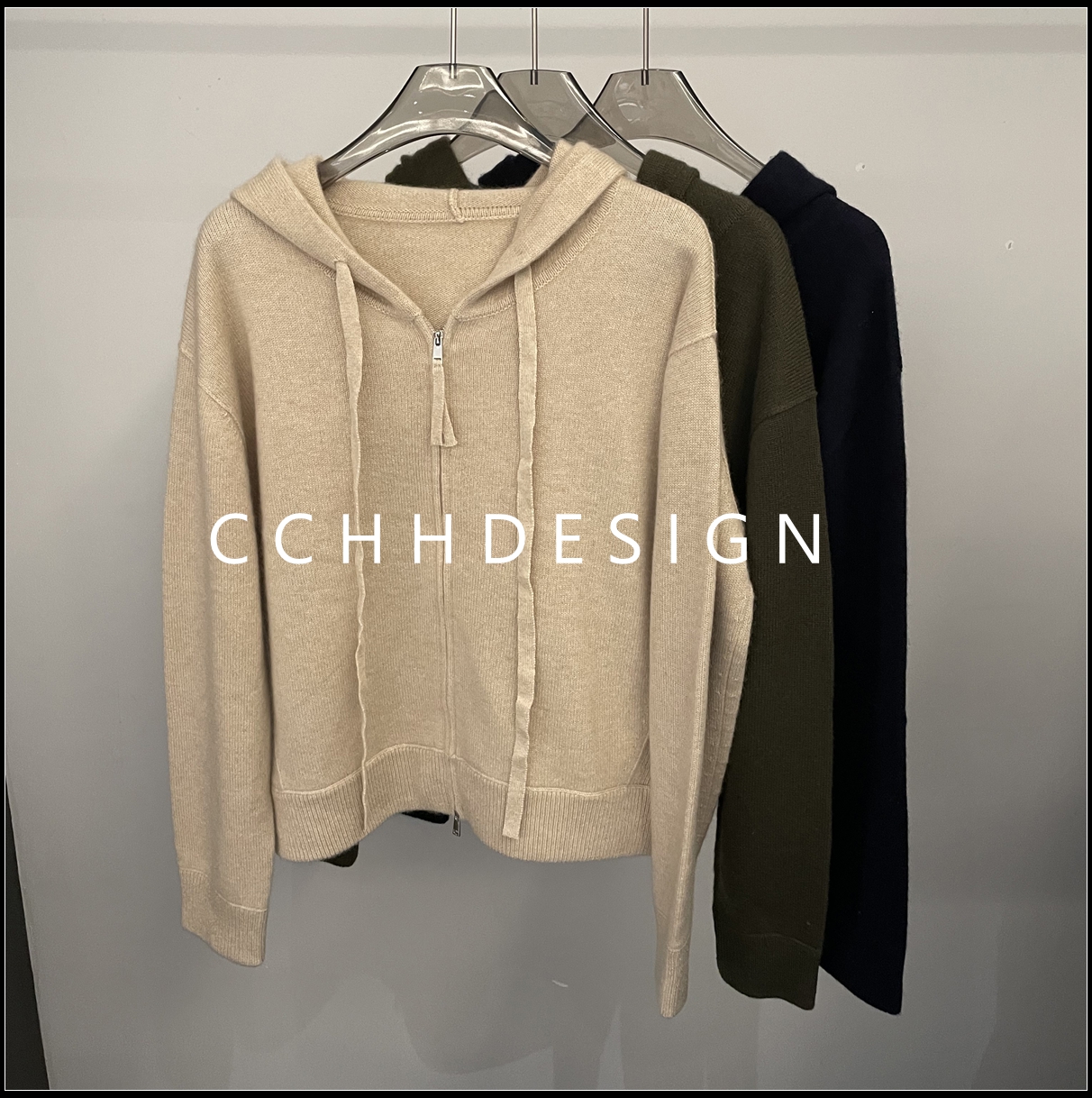 欧洲站女装2025年冬季简约气质时尚洋气休闲宽松高级山羊绒针织衫