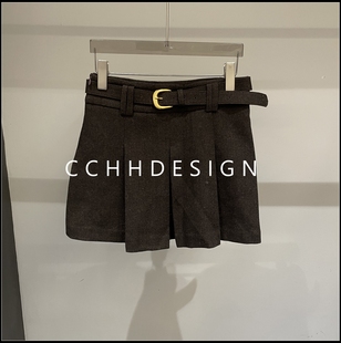 洋气小众时尚 欧洲站女装 宽松显瘦百搭气质时尚 新款 半身裙 2025冬季