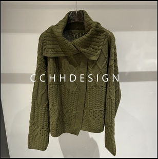 休闲慵懒风针织衫 欧洲站女装 宽松显瘦百搭时尚 新款 上衣潮 2025冬季