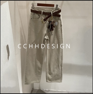 时尚 询价问客服 秒杀 高腰百搭显瘦小众宽松直筒阔腿休闲裤 特价