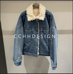 2025冬季 高级感宽松短款 新款 休闲气质牛仔韩版 外套 时尚 欧洲站女装