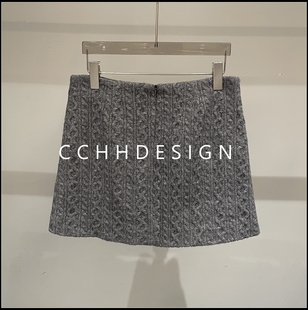 洋气时尚 新款 百搭显瘦气质休闲松紧腰半身短裙 2025冬季 欧洲站女装