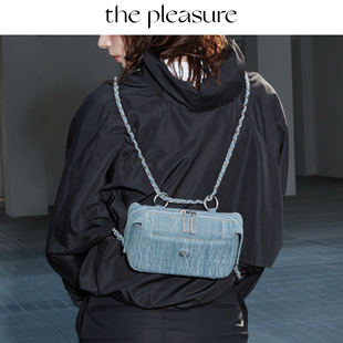 the pleasure molecule里程系列牛仔小飞侠包链条双肩包多种背法