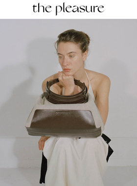 the pleasure molecule帆船包大号新款头层牛皮帆布大容量设计感