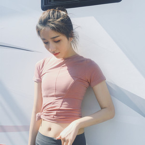 柔软运动短袖女