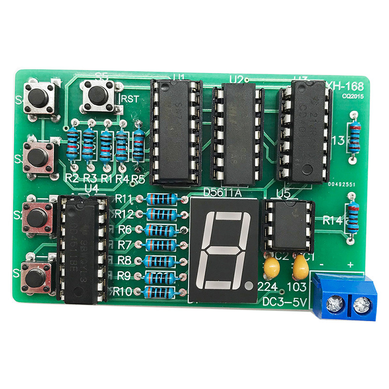 四人抢答器电子套件重庆高职单招技能考试教学实训组装diy散件