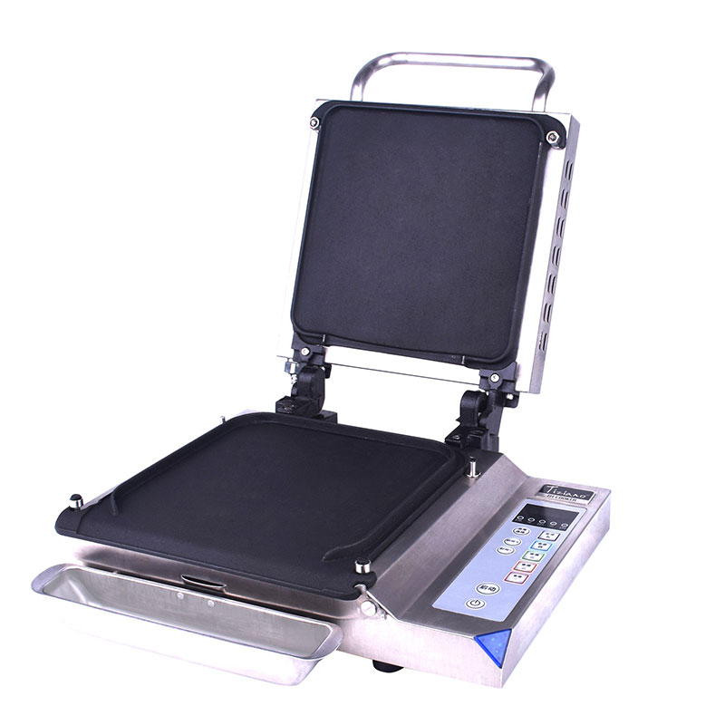 双面煎扒炉商用高端无烟不粘烤盘烤牛排扒炉自动智能韩式不锈钢