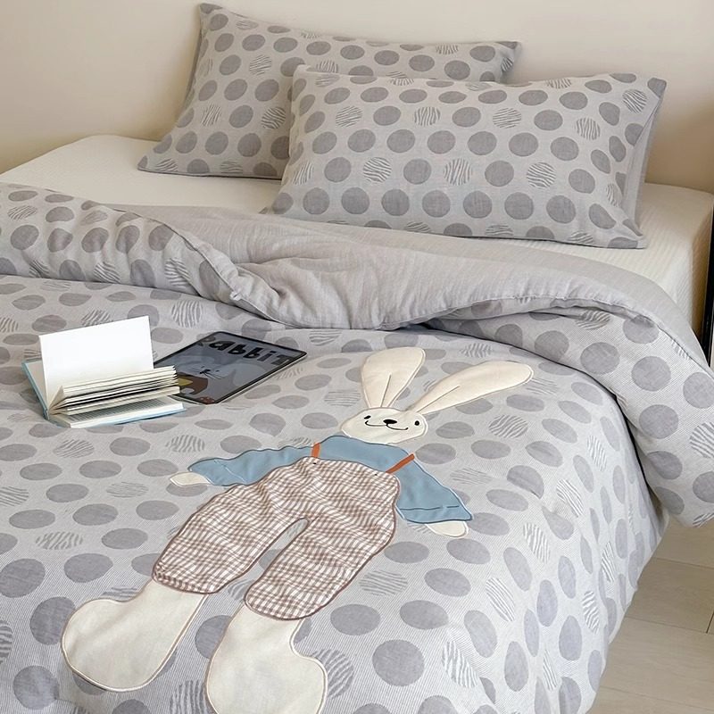 baby house贝子坊贴布绣全棉双层纱儿童纯棉春秋被卡通加厚冬被子,床上用品,化纤被,淘宝优惠券,粉丝福利购,淘宝优惠卷