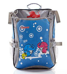 美洲狮儿童轮滑双肩背包 可用于美洲狮卡通S/M码 也可做为书包