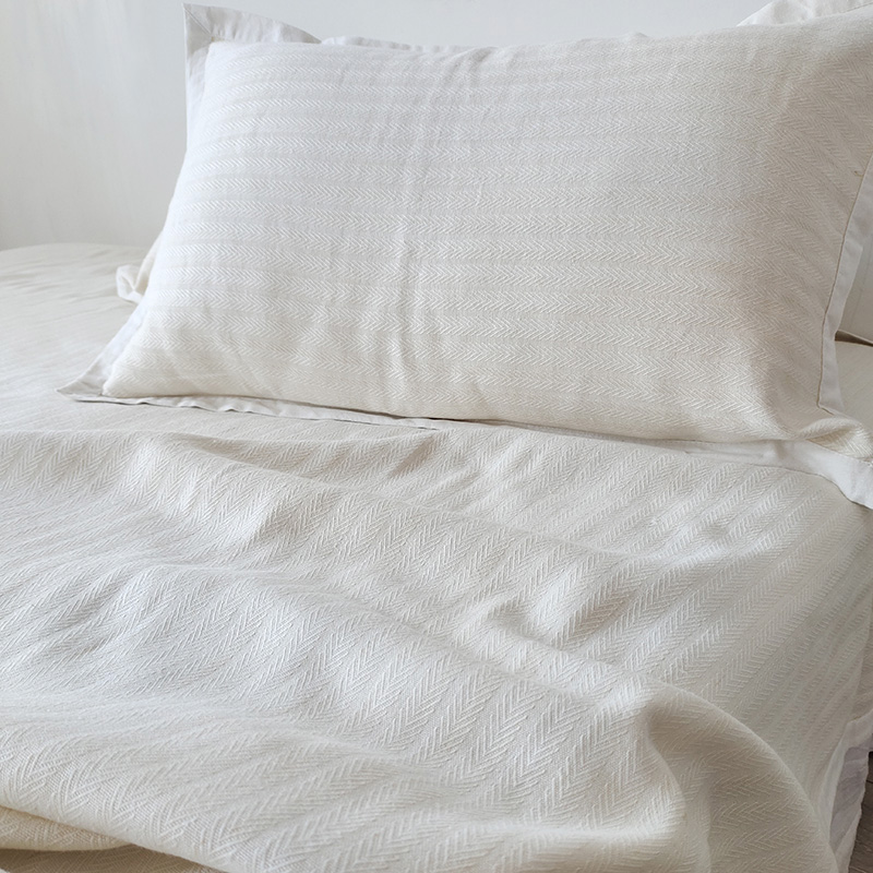 加厚漢麻涼席枕套三件套可水洗