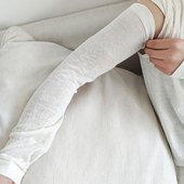 汉麻夏季 开车游玩宽松护手臂 防蚊防紫外线透气 防晒袖 套plus版