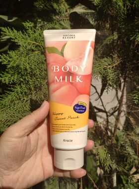 嘉娜宝Kracie AROMA RESORT水蜜桃香身体乳滋润香体200g