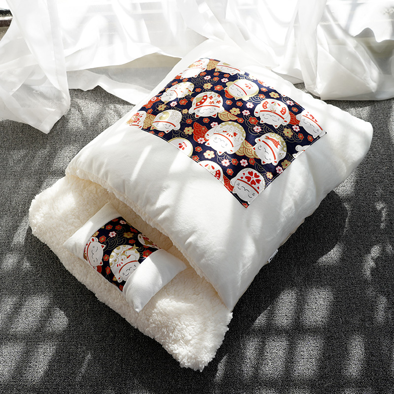 羊羔绒猫睡袋猫窝冬季