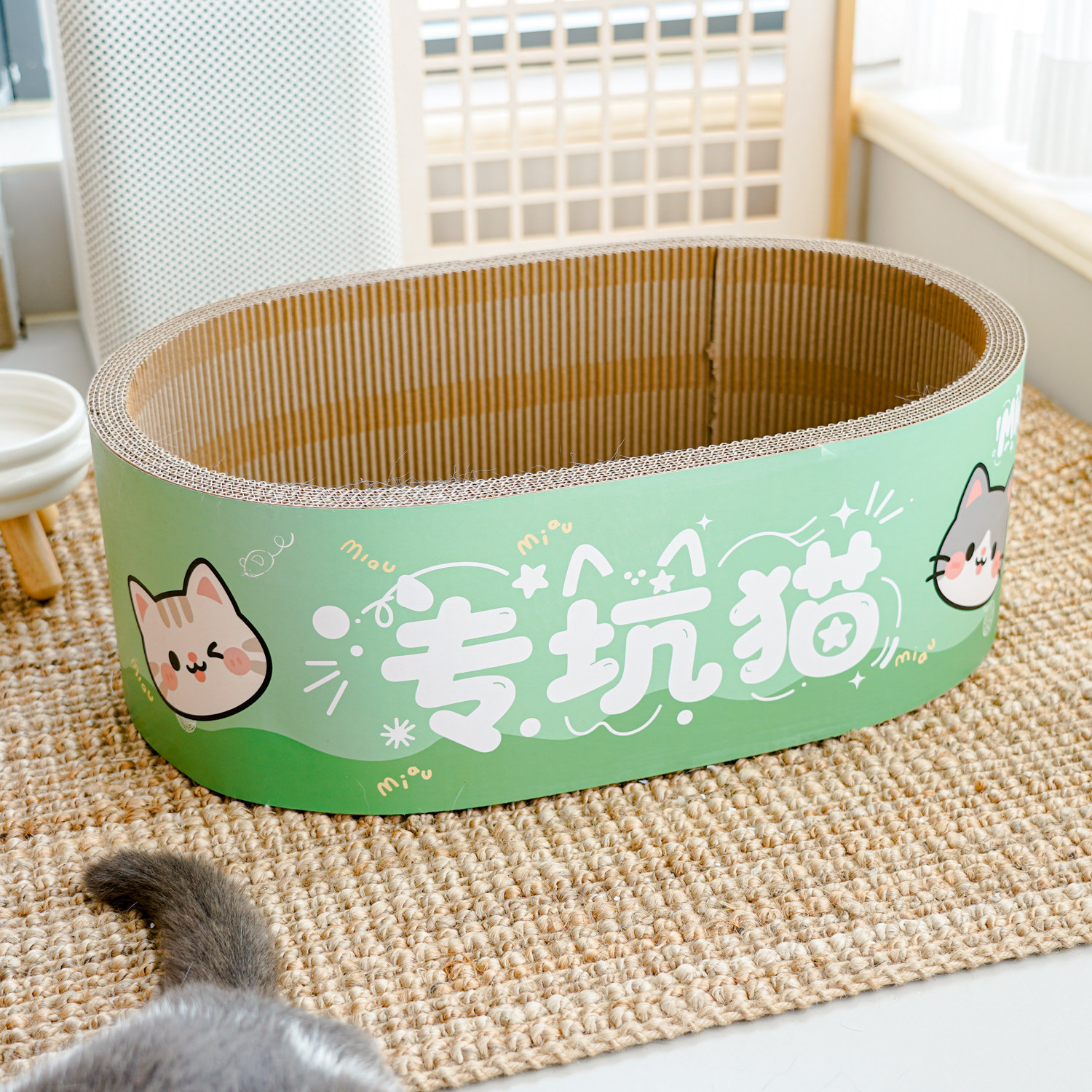 耐磨不掉屑/碗型猫抓板/瓦楞纸图片