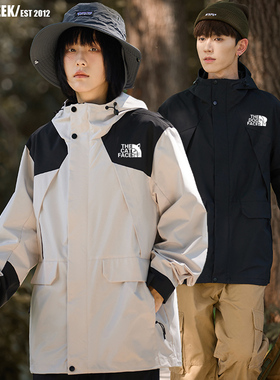 THE DOG CAT FACE北猫狗面三合一冲锋衣秋冬户外防风雨男女羽绒服