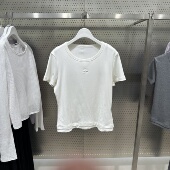 LIL T恤125150VT207 休闲通勤圆领套头短袖 商场同款 春拼接百搭修身