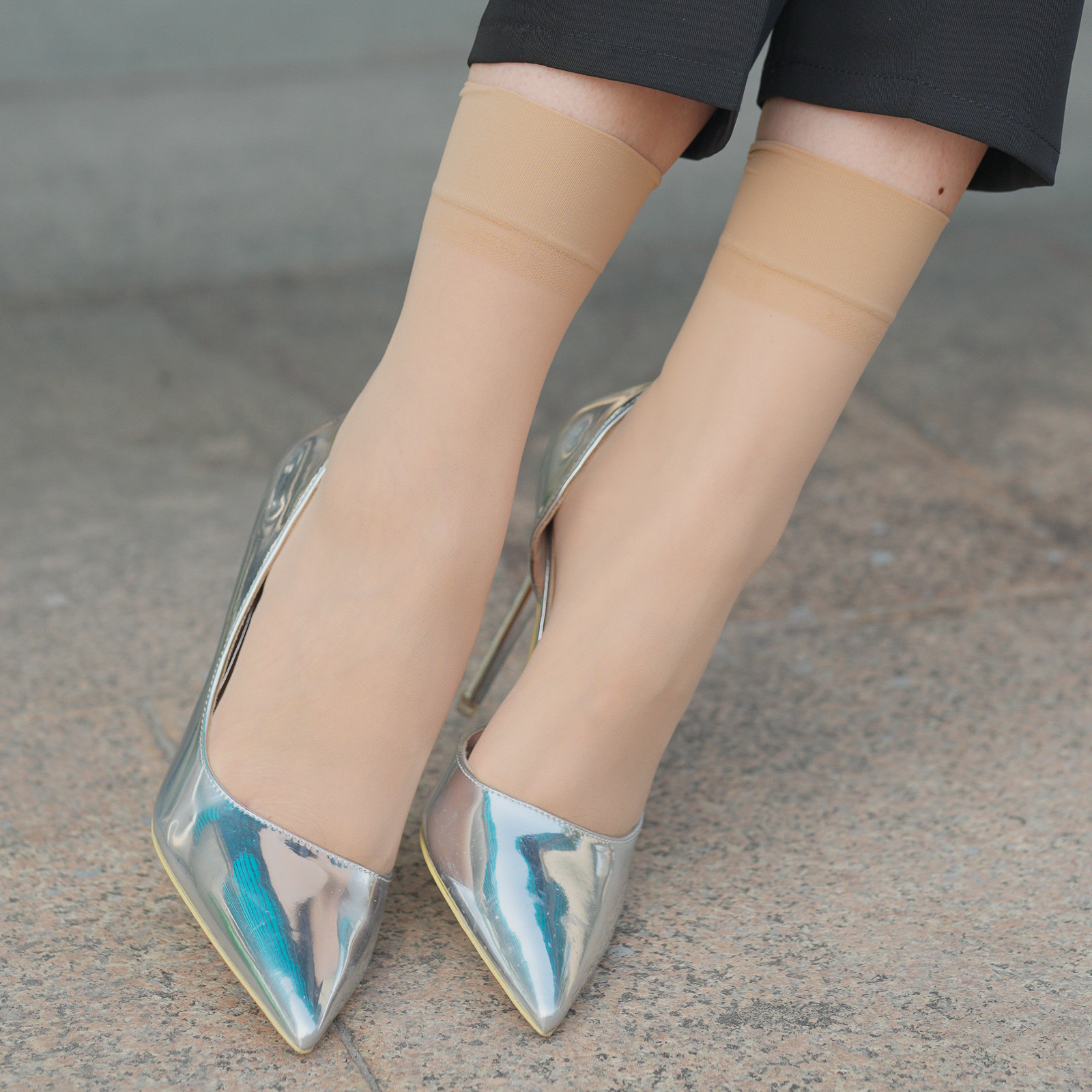 新品德国Kunert Mystique 20d ankle socks 绒质柔软哑光短袜丝袜