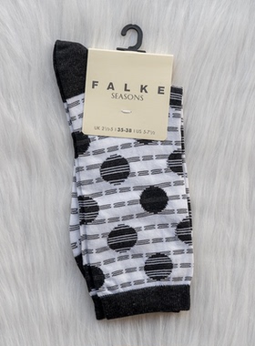 特价德国FALKE seasons 男女丝滑质感棉质混纺中筒短袜 46241