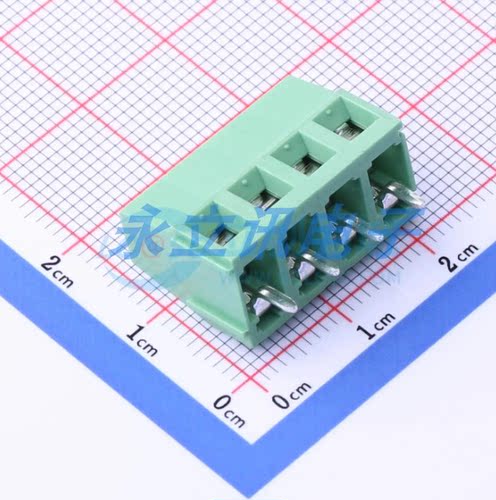 DB128V-5.08-4P-GN-S 螺钉式接线端子 5.08mm直插2/3/5/6/7/8-12P