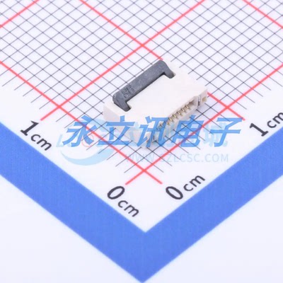 FPC-05FB-8PH20 间距0.5mm 8P FPC连接器 翻盖式 双侧触点/上下接