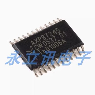 原装正品 74AXP8T245PWJ TSSOP-24 8位双电源转换收发器；三态