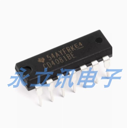 原装正品 直插 CD4081BE DIP-14 逻辑芯片 四2输入端与门