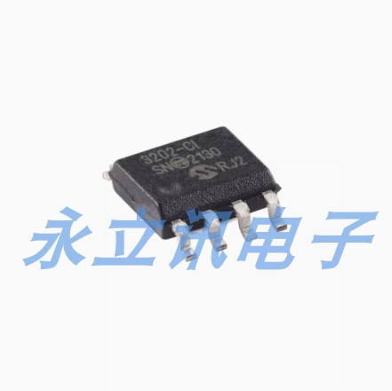 原装正品 贴片 MCP3202-CI/SN SOIC-8 12位双通道A/D转换器芯片