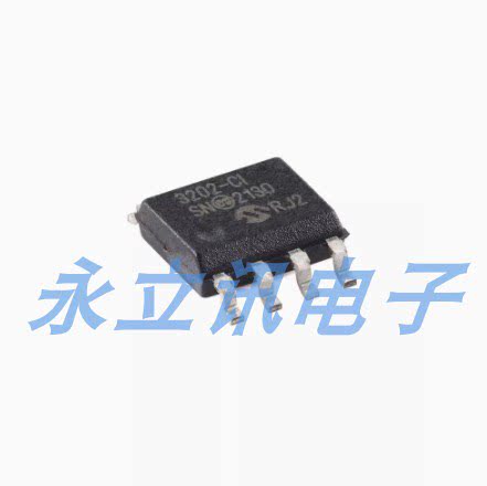 原装正品 贴片 MCP3202-CI/SN SOIC-8 12位双通道A/D转换器芯片