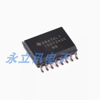 原装正品 贴片 ISO7242CDWR SOIC-16 四通道数字隔离器芯片