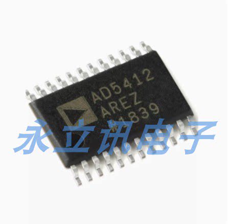 原装正品 AD5412AREZ-REEL7 TSSOP-24 12位数模转换器(DAC)芯片