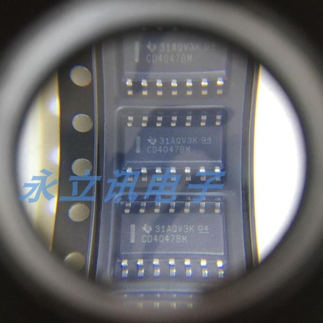 原装正品CD4047BM96 SOIC-14 CMOS低功耗单稳态/不稳定多谐振荡器