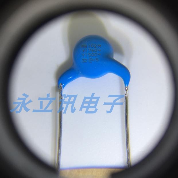 原装正品 DE1E3RB102MN4AR01F 安规电容 插件,P=10mm 1nF ±20%