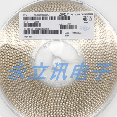 原装正品 TAJB107K006RNJ 1210贴片钽电容 3528B 6.3V 100UF 10%