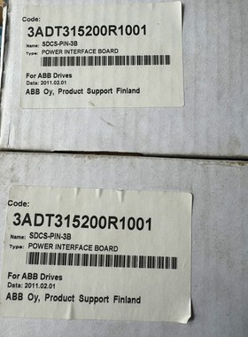 3ADT315200R1001全新拍前请询价