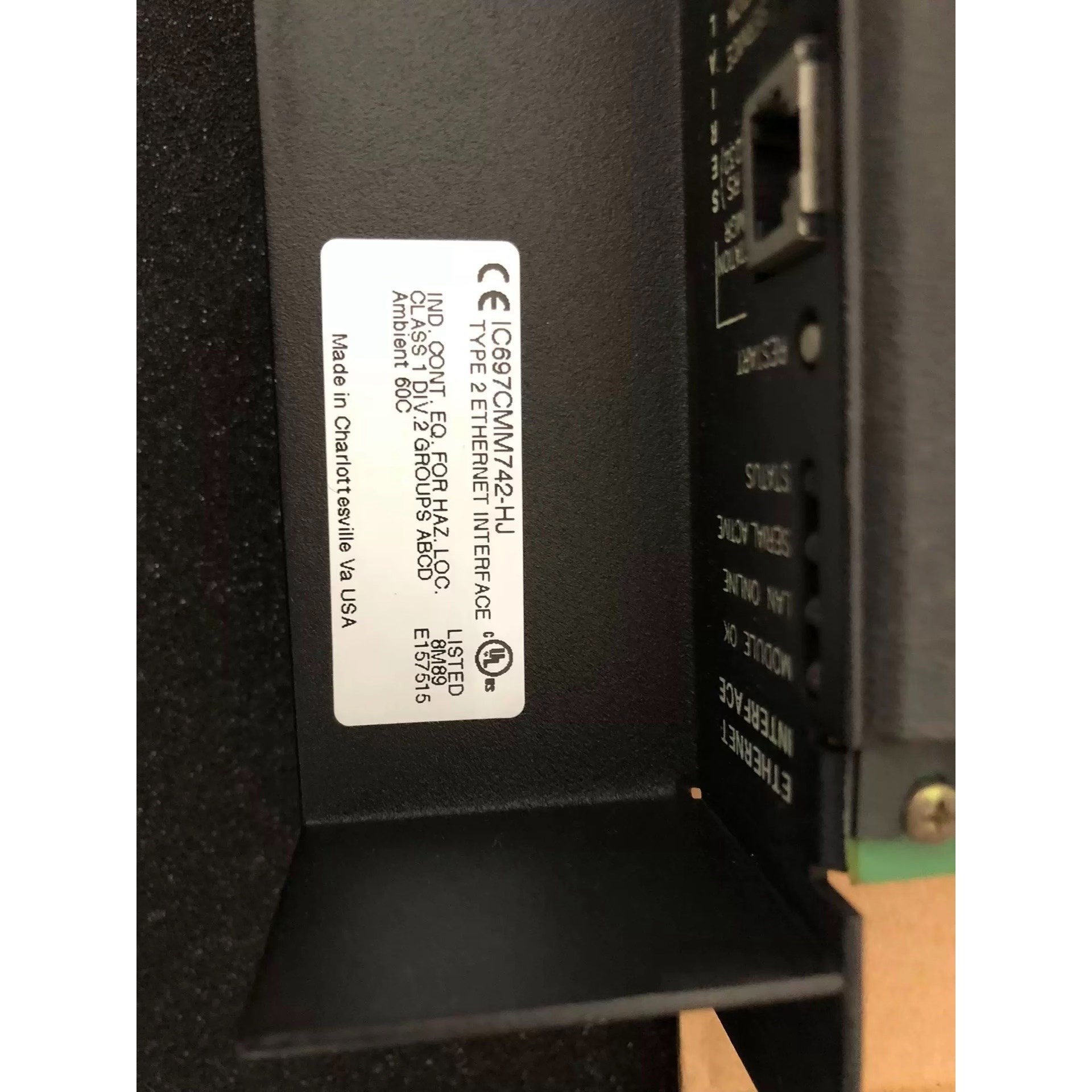 GE FANUC IC697CMM742-HJ全新拍前请询价