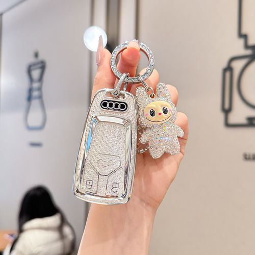 新奥迪a4l钥匙套q5l车保护壳25款a6l专用a3/a5/q7高级扣配件用品