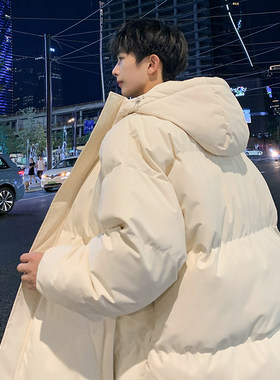 棉服男款冬季加厚棉袄子大尺码港风外套面包服男生冬装羽绒棉衣外