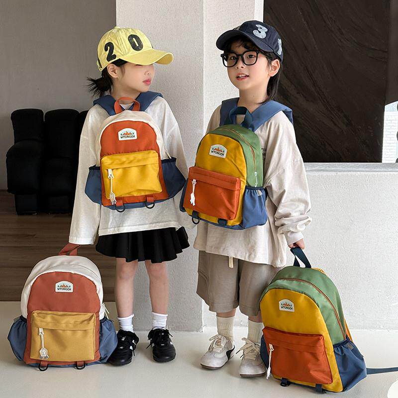 儿童背包女孩外出旅游小学生男童女童出游旅行双肩包轻便男孩书包