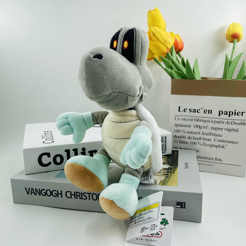 马里奥超级玛丽骷髅龟骨头龟毛绒公仔玩具玩偶