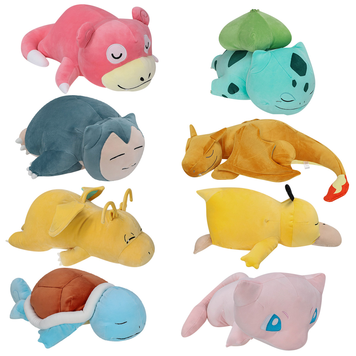 小精灵睡眠喷火龙快龙梦幻毛绒公仔玩具抱枕