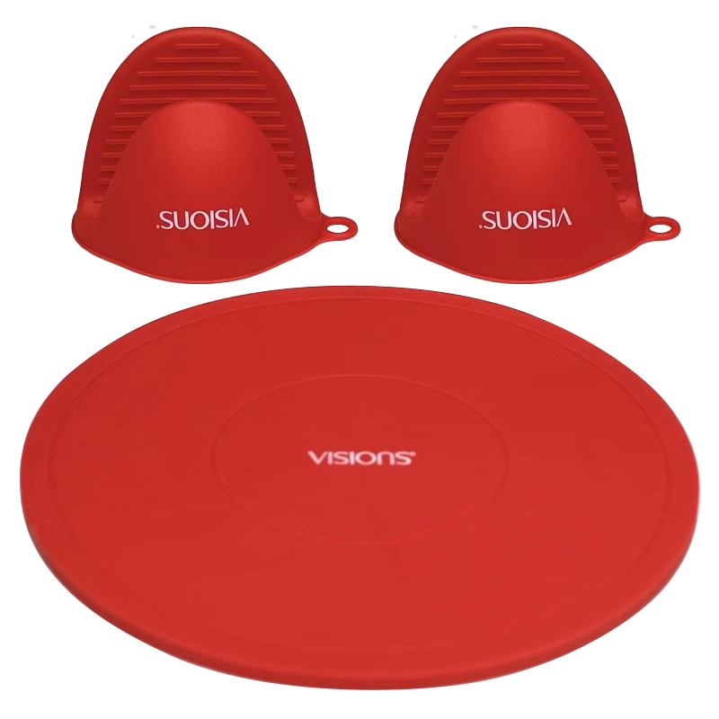 康宁硅胶锅垫隔热防烫手套康宁锅微波炉烤箱专用硅胶夹手套