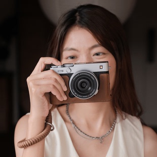 SVEN 北摄富士xe5真皮保护套xt30配件xt50皮套xs20相机包壳手绳套