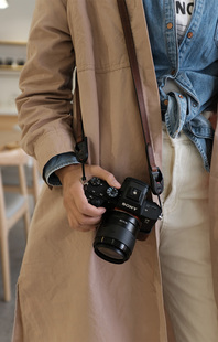 适用于快拆扣相机背带肩带索尼富士XS20 XT30X100VI牛皮挂绳 XT50