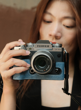 北摄丹宁保护套适用于富士xt5xt50xs20x100vixt30三代保护套肩带