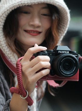 sven富士xs20保护套xt30二代相机包xt50皮套xt5配件x100vi手腕带