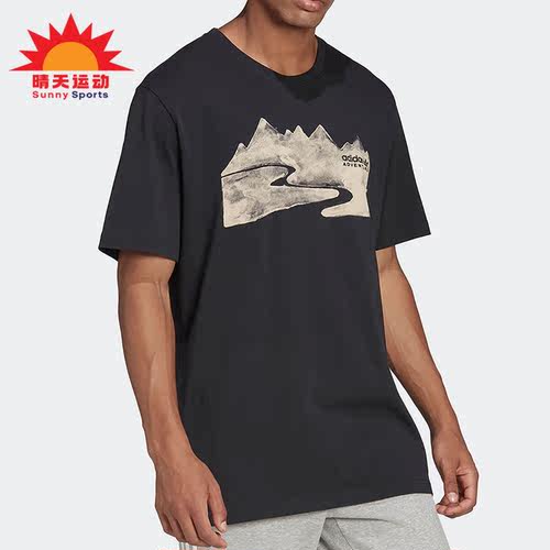 阿迪达斯三叶草男子休闲运动T恤