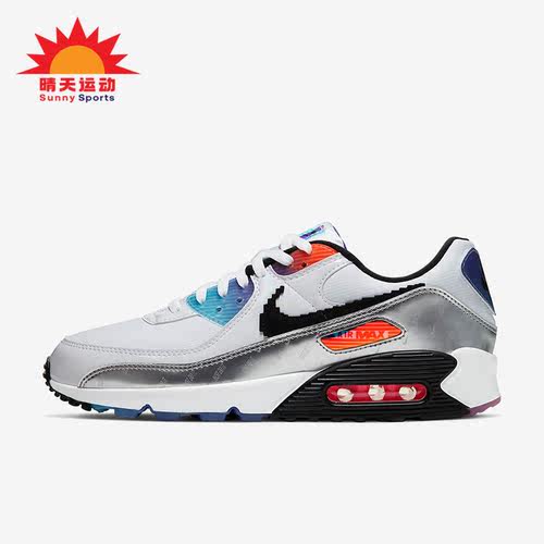 Nike/耐克正品Air Max 90男子气垫缓震耐磨跑步鞋DC0832-101