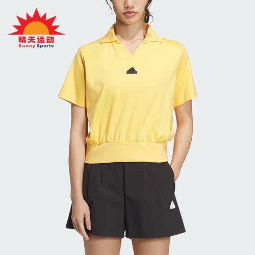 阿迪达斯女士凉感短袖POLO衫